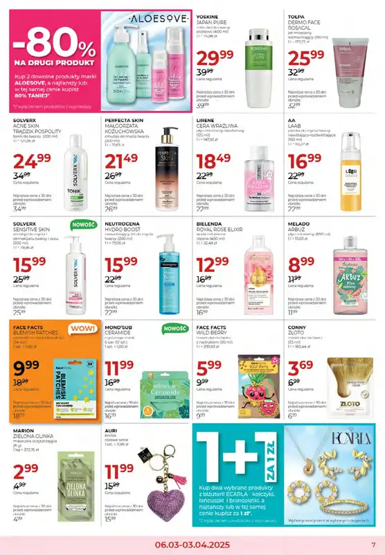 Drogerie Jawa - gazetka promocyjna Gazetka od czwartku 06.03 do czwartku 03.04 - strona 7