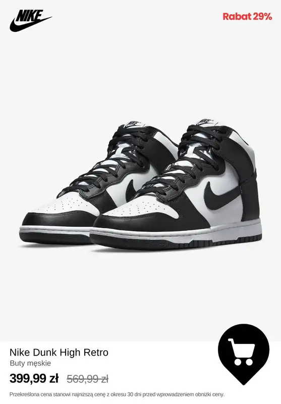 NIKE - gazetka promocyjna Produkty na WYPRZEDAŻY - dla mężczyzn od piątku 07.03  - strona 9