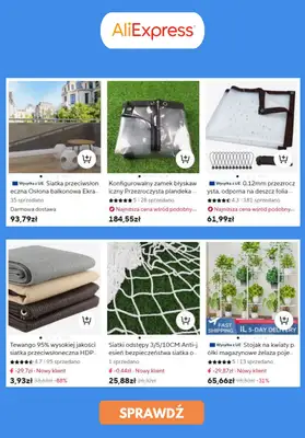 AliExpress - gazetka promocyjna Produkty na balkon od piątku 07.03  - strona 4