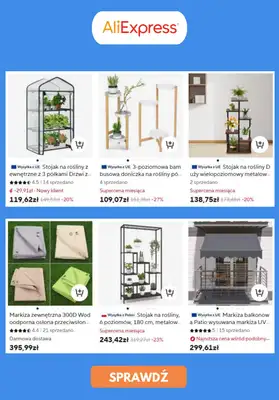 AliExpress - gazetka promocyjna Produkty na balkon od piątku 07.03  - strona 5