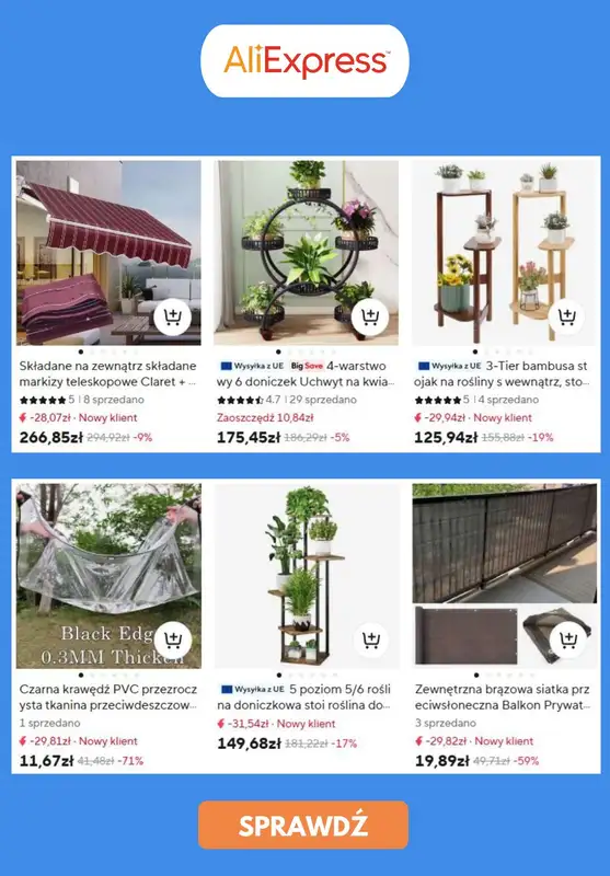 AliExpress - gazetka promocyjna Produkty na balkon od piątku 07.03  - strona 2