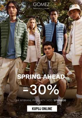 Gomez - gazetka promocyjna Do -30% taniej z kodem na marki Premium od piątku 07.03 