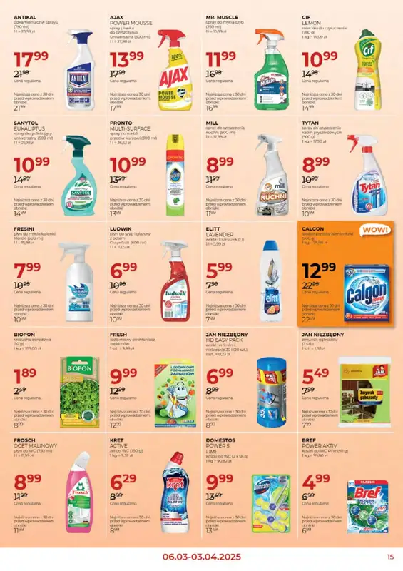 Drogerie Jawa - gazetka promocyjna Gazetka od czwartku 06.03 do czwartku 03.04 - strona 15