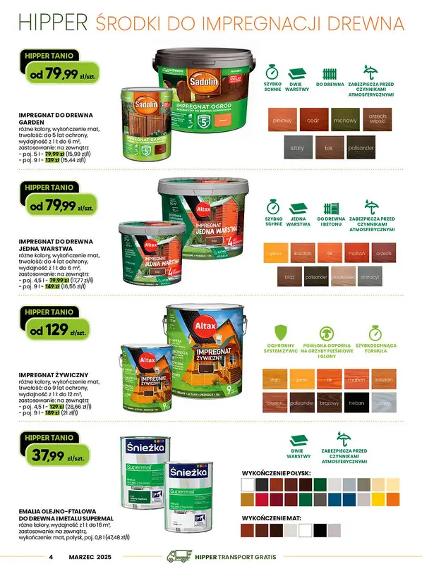 HIPPER.pl - gazetka promocyjna Gazetka od soboty 08.03 do niedzieli 16.03 - strona 4