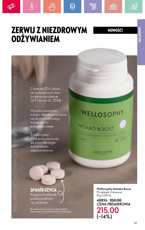Oriflame - gazetka promocyjna Katalog 5/2025 od niedzieli 23.03 do soboty 12.04 - strona 87