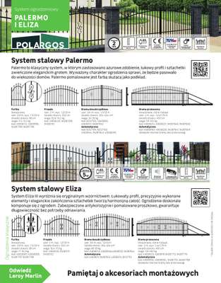 Leroy Merlin - gazetka promocyjna Katalog Ogrodzenia i domki narzędziowe 2025 od poniedziałku 10.03 do niedzieli 30.11 - strona 20