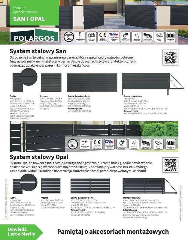 Leroy Merlin - gazetka promocyjna Katalog Ogrodzenia i domki narzędziowe 2025 od poniedziałku 10.03 do niedzieli 30.11 - strona 12 Leroy Merlin - gazetka promocyjna Katalog Ogrodzenia i domki narzędziowe 2025 od poniedziałku 10.03 do niedzieli 30.11 - strona 12