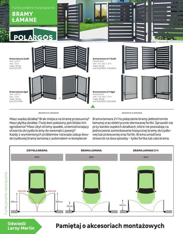 Leroy Merlin - gazetka promocyjna Katalog Ogrodzenia i domki narzędziowe 2025 od poniedziałku 10.03 do niedzieli 30.11 - strona 22