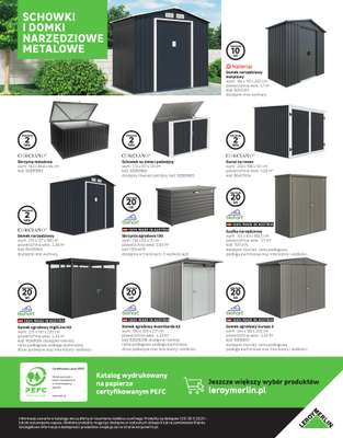 Leroy Merlin - gazetka promocyjna Katalog Ogrodzenia i domki narzędziowe 2025 od poniedziałku 10.03 do niedzieli 30.11 - strona 36