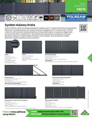 Leroy Merlin - gazetka promocyjna Katalog Ogrodzenia i domki narzędziowe 2025 od poniedziałku 10.03 do niedzieli 30.11 - strona 13