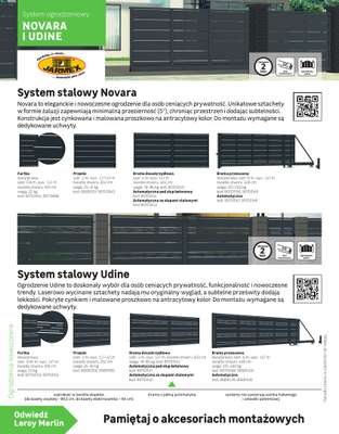 Leroy Merlin - gazetka promocyjna Katalog Ogrodzenia i domki narzędziowe 2025 od poniedziałku 10.03 do niedzieli 30.11 - strona 14