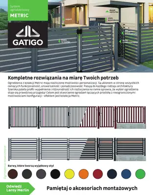 Leroy Merlin - gazetka promocyjna Katalog Ogrodzenia i domki narzędziowe 2025 od poniedziałku 10.03 do niedzieli 30.11 - strona 4 Leroy Merlin - gazetka promocyjna Katalog Ogrodzenia i domki narzędziowe 2025 od poniedziałku 10.03 do niedzieli 30.11 - strona 4
