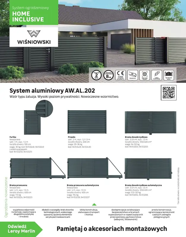 Leroy Merlin - gazetka promocyjna Katalog Ogrodzenia i domki narzędziowe 2025 od poniedziałku 10.03 do niedzieli 30.11 - strona 6