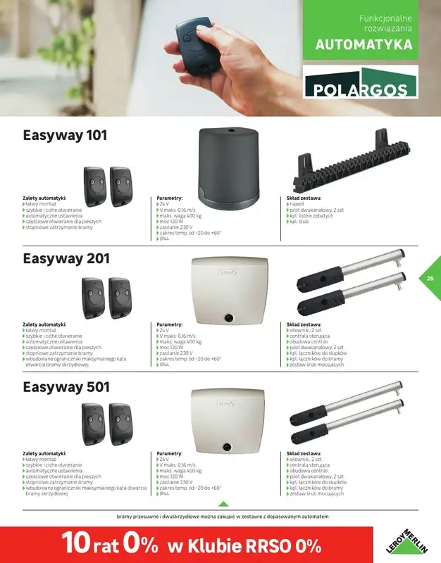 Leroy Merlin - gazetka promocyjna Katalog Ogrodzenia i domki narzędziowe 2025 od poniedziałku 10.03 do niedzieli 30.11 - strona 25