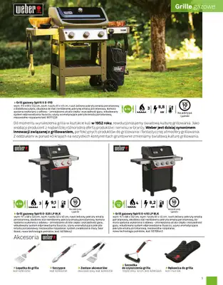 Leroy Merlin - gazetka promocyjna Katalog Grille 2025 od poniedziałku 10.03 do niedzieli 30.11 - strona 5 Leroy Merlin - gazetka promocyjna Katalog Grille 2025 od poniedziałku 10.03 do niedzieli 30.11 - strona 5