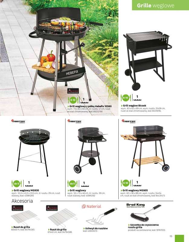 Leroy Merlin - gazetka promocyjna Katalog Grille 2025 od poniedziałku 10.03 do niedzieli 30.11 - strona 15