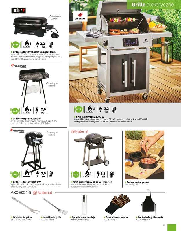 Leroy Merlin - gazetka promocyjna Katalog Grille 2025 od poniedzia艂ku 10.03 do niedzieli 30.11 - strona 11 Leroy Merlin - gazetka promocyjna Katalog Grille 2025 od poniedzia艂ku 10.03 do niedzieli 30.11 - strona 11