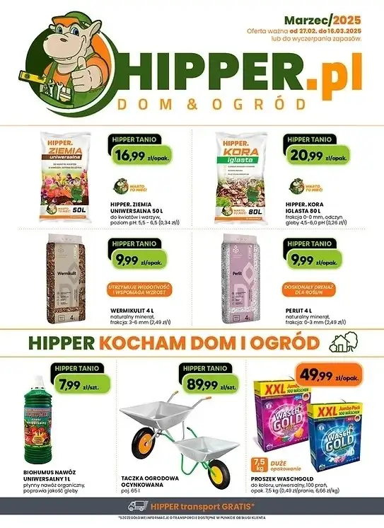 HIPPER.pl - gazetka promocyjna Gazetka od poniedziałku 10.03 do niedzieli 16.03