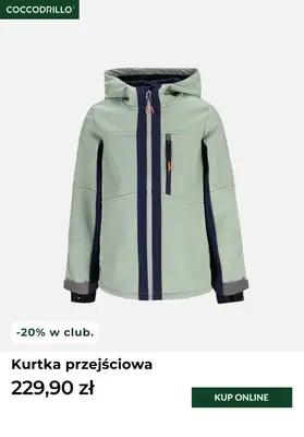Coccodrillo - gazetka promocyjna Tylko w club. -20% na nowe kolekcje przy zakupie za min. 100 zł od poniedziałku 10.03  - strona 14