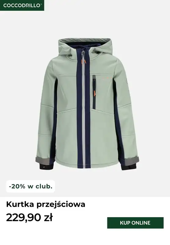 Coccodrillo - gazetka promocyjna Tylko w club. -20% na nowe kolekcje przy zakupie za min. 100 zł od poniedziałku 10.03  - strona 14