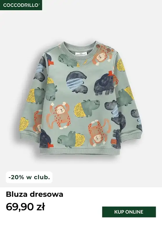 Coccodrillo - gazetka promocyjna Tylko w club. -20% na nowe kolekcje przy zakupie za min. 100 zł od poniedziałku 10.03  - strona 7