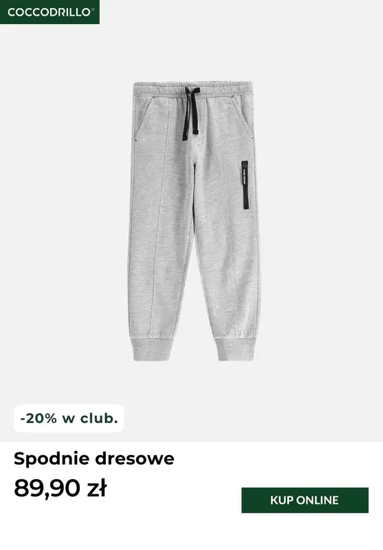 Coccodrillo - gazetka promocyjna Tylko w club. -20% na nowe kolekcje przy zakupie za min. 100 zł od poniedziałku 10.03  - strona 5