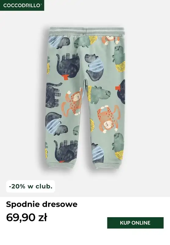Coccodrillo - gazetka promocyjna Tylko w club. -20% na nowe kolekcje przy zakupie za min. 100 zł od poniedziałku 10.03  - strona 8