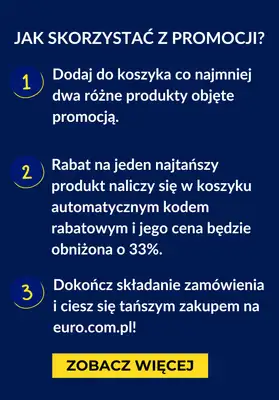 RTV EURO AGD - gazetka promocyjna -33% na drugi tańszy produkt AGD lub RTV od wtorku 11.03 do poniedziałku 17.03 - strona 2 RTV EURO AGD - gazetka promocyjna -33% na drugi tańszy produkt AGD lub RTV od wtorku 11.03 do poniedziałku 17.03 - strona 2