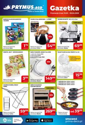 Prymus AGD / Prima Deco - gazetka promocyjna Gazetka od czwartku 13.03 do soboty 05.04