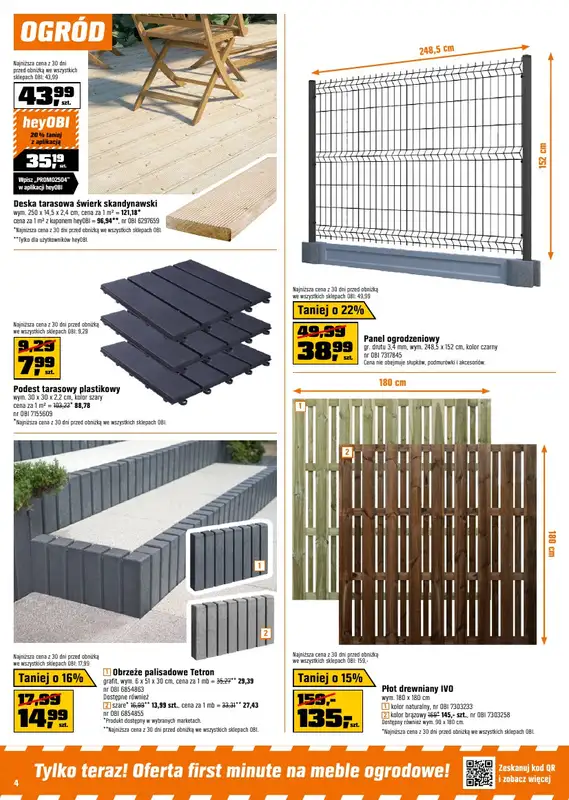 OBI - gazetka promocyjna OBI - katalog ogród od środy 12.03 do wtorku 25.03 - strona 4