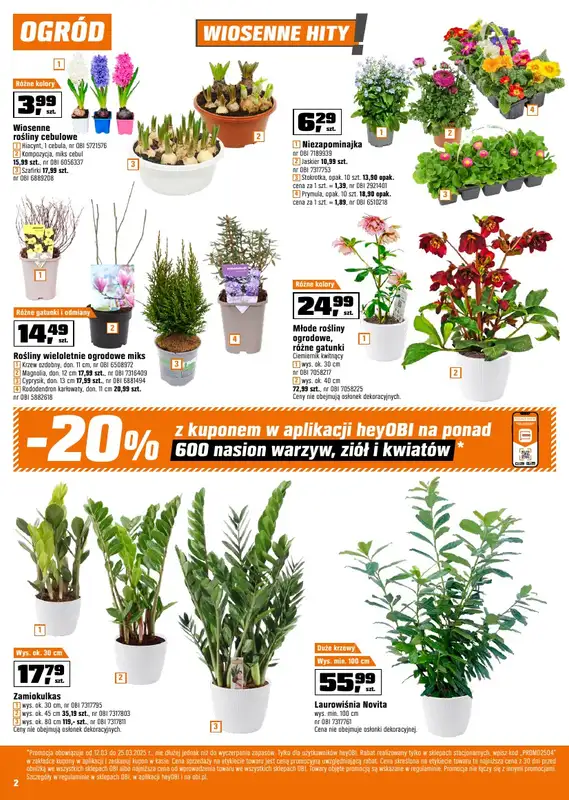 OBI - gazetka promocyjna OBI - katalog ogród od środy 12.03 do wtorku 25.03 - strona 2