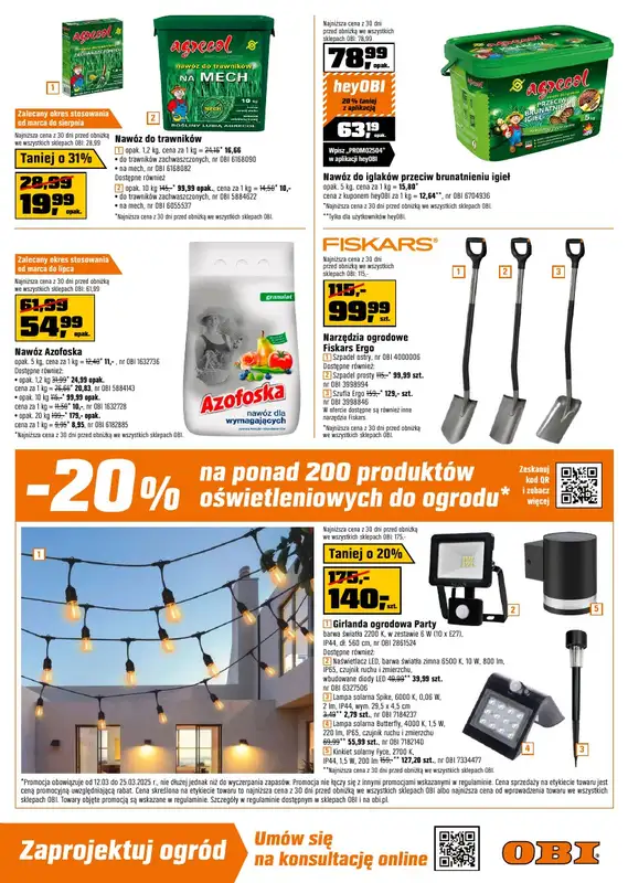 OBI - gazetka promocyjna OBI - katalog ogród od środy 12.03 do wtorku 25.03 - strona 3