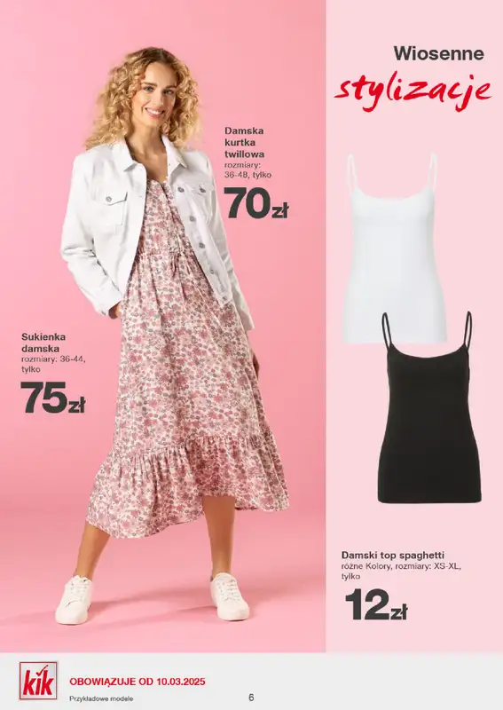 KiK - gazetka promocyjna Gazetka od poniedziałku 10.03 do niedzieli 16.03 - strona 6