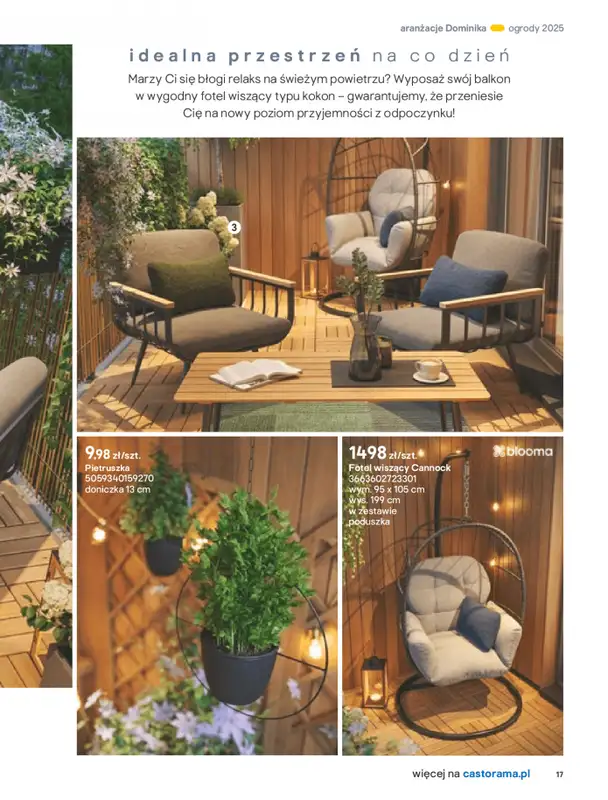 Castorama - gazetka promocyjna Katalog Ogrody, tarasy i balkony 2025 od środy 12.03 do środy 31.12 - strona 17