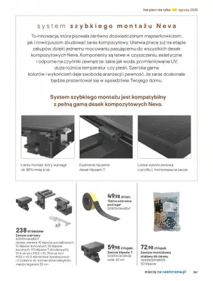 Castorama - gazetka promocyjna Katalog Ogrody, tarasy i balkony 2025 od środy 12.03 do środy 31.12 - strona 267 Castorama - gazetka promocyjna Katalog Ogrody, tarasy i balkony 2025 od środy 12.03 do środy 31.12 - strona 267