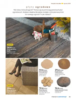 Castorama - gazetka promocyjna Katalog Ogrody, tarasy i balkony 2025 od środy 12.03 do środy 31.12 - strona 283 Castorama - gazetka promocyjna Katalog Ogrody, tarasy i balkony 2025 od środy 12.03 do środy 31.12 - strona 283