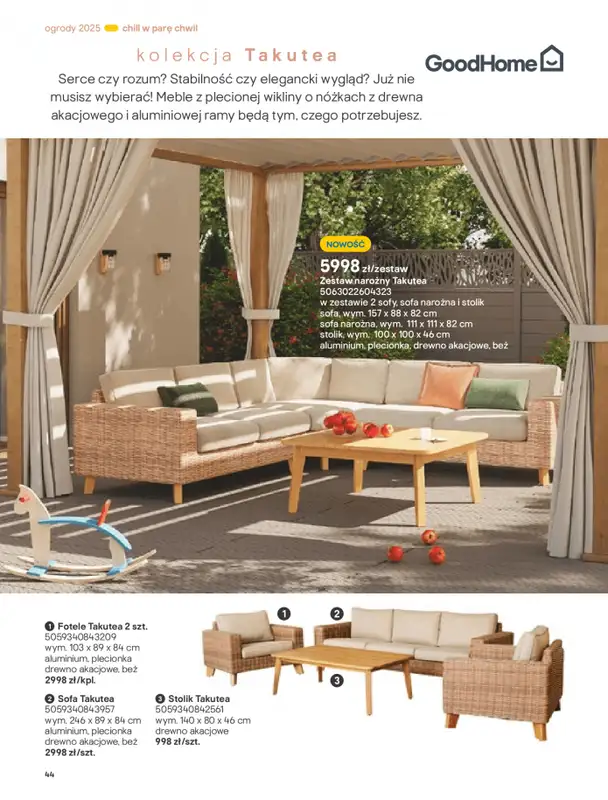 Castorama - gazetka promocyjna Katalog Ogrody, tarasy i balkony 2025 od środy 12.03 do środy 31.12 - strona 44