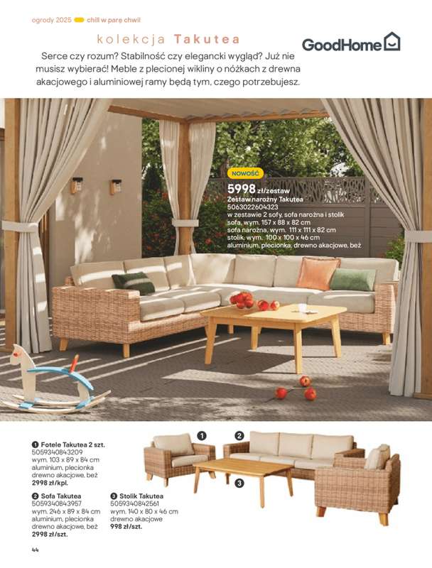Castorama - gazetka promocyjna Katalog Ogrody, tarasy i balkony 2025 od 艣rody 12.03 do 艣rody 31.12 - strona 44 Castorama - gazetka promocyjna Katalog Ogrody, tarasy i balkony 2025 od 艣rody 12.03 do 艣rody 31.12 - strona 44