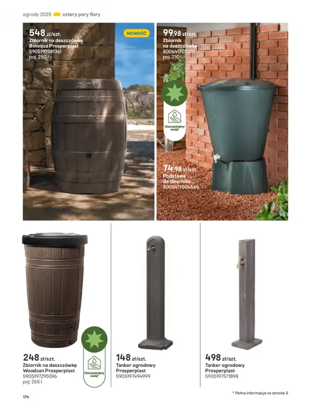 Castorama - gazetka promocyjna Katalog Ogrody, tarasy i balkony 2025 od środy 12.03 do środy 31.12 - strona 174