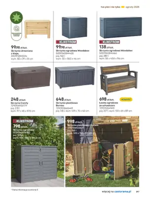 Castorama - gazetka promocyjna Katalog Ogrody, tarasy i balkony 2025 od środy 12.03 do środy 31.12 - strona 297 Castorama - gazetka promocyjna Katalog Ogrody, tarasy i balkony 2025 od środy 12.03 do środy 31.12 - strona 297