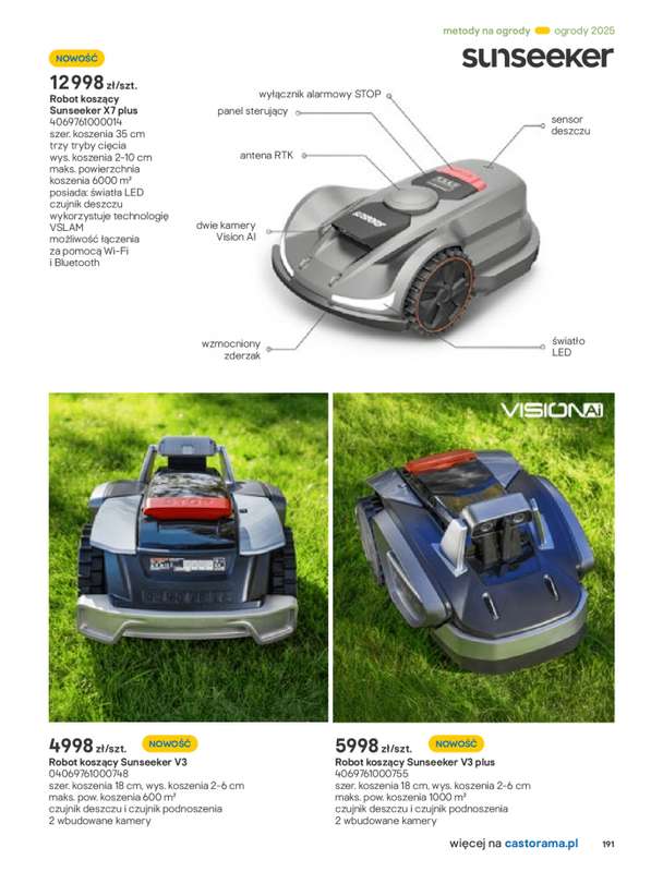 Castorama - gazetka promocyjna Katalog Ogrody, tarasy i balkony 2025 od środy 12.03 do środy 31.12 - strona 191