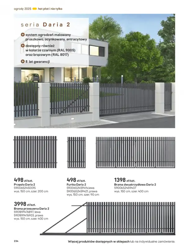 Castorama - gazetka promocyjna Katalog Ogrody, tarasy i balkony 2025 od środy 12.03 do środy 31.12 - strona 234