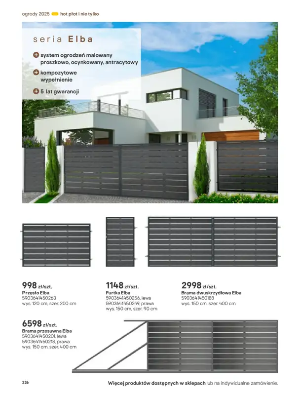 Castorama - gazetka promocyjna Katalog Ogrody, tarasy i balkony 2025 od środy 12.03 do środy 31.12 - strona 236