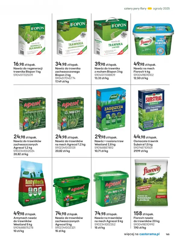 Castorama - gazetka promocyjna Katalog Ogrody, tarasy i balkony 2025 od środy 12.03 do środy 31.12 - strona 165