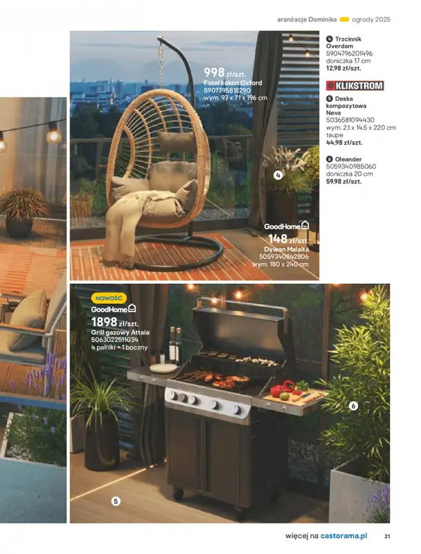 Castorama - gazetka promocyjna Katalog Ogrody, tarasy i balkony 2025 od środy 12.03 do środy 31.12 - strona 21