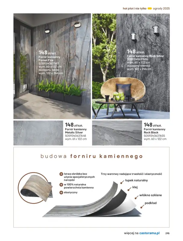 Castorama - gazetka promocyjna Katalog Ogrody, tarasy i balkony 2025 od środy 12.03 do środy 31.12 - strona 295