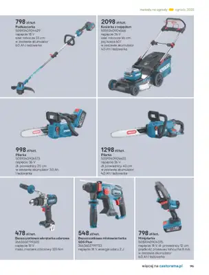 Castorama - gazetka promocyjna Katalog Ogrody, tarasy i balkony 2025 od środy 12.03 do środy 31.12 - strona 195 Castorama - gazetka promocyjna Katalog Ogrody, tarasy i balkony 2025 od środy 12.03 do środy 31.12 - strona 195