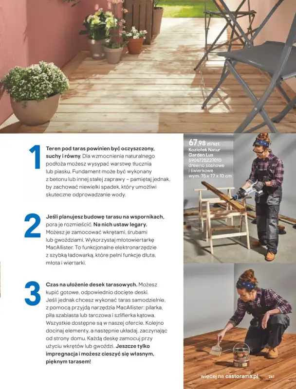 Castorama - gazetka promocyjna Katalog Ogrody, tarasy i balkony 2025 od środy 12.03 do środy 31.12 - strona 261