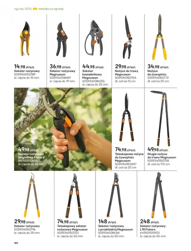 Castorama - gazetka promocyjna Katalog Ogrody, tarasy i balkony 2025 od środy 12.03 do środy 31.12 - strona 180