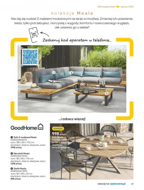 Castorama - gazetka promocyjna Katalog Ogrody, tarasy i balkony 2025 od środy 12.03 do środy 31.12 - strona 57